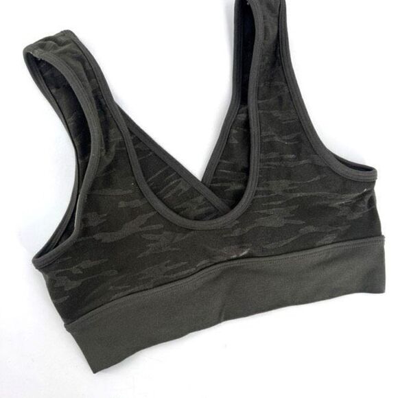 NWT Good American Women's Active Intimate Bikini Set Sports Bra Camouflage Small - Picture 12 of 14